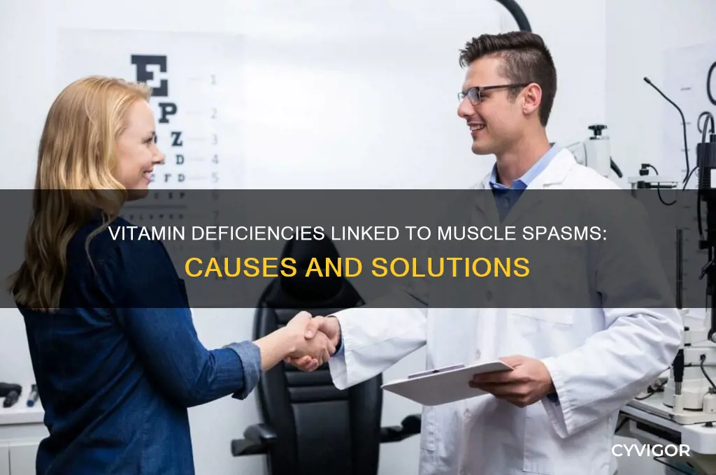 what lack of vitamin causes muscle spasms