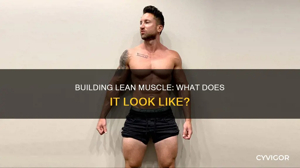 what lean muscle looks like
