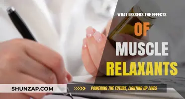 How Certain Factors Reduce the Effects of Muscle Relaxants