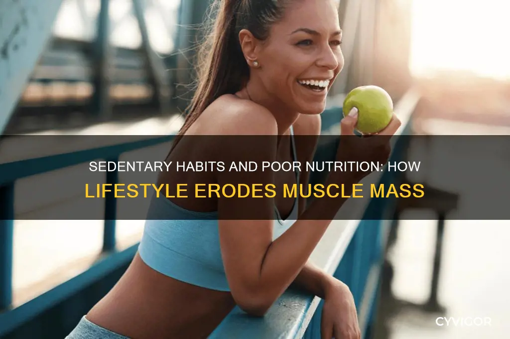 what lifestyle causes the body to lose muscle