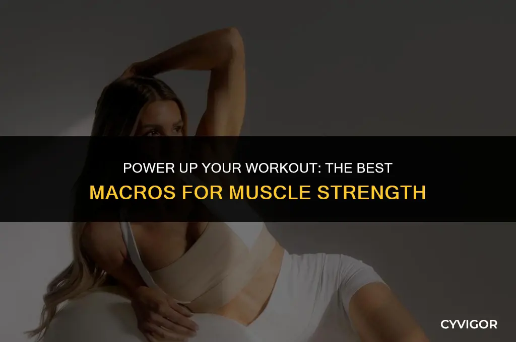 what macros are good for strengthening muscles