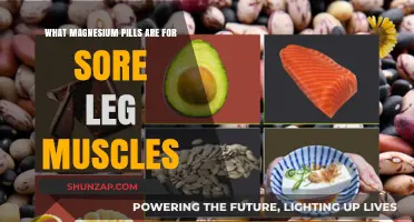 Magnesium Pills: Relieve Sore Leg Muscles and Enhance Recovery