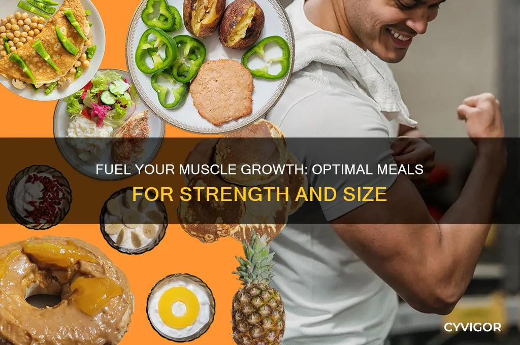 what meals to eat for muscle gain