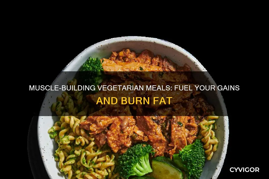 what meals to eat to gain muscle and burn vegetarians