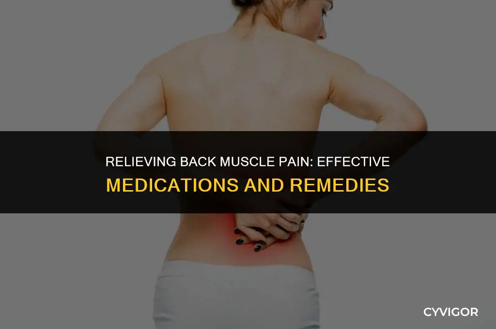 what medicine is good for back muscle pain