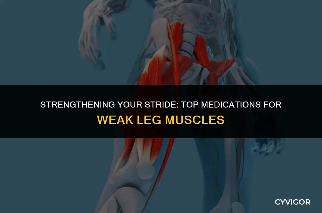 what meds are good for weak muscles in legs
