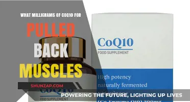 CoQ10 Dosage Guide: Relieving Pulled Back Muscles Effectively