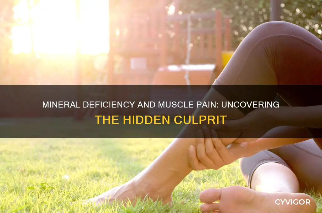 what mineral deficiency causes muscle pain