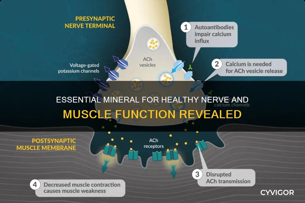 what mineral helps nerves and muscles work normally