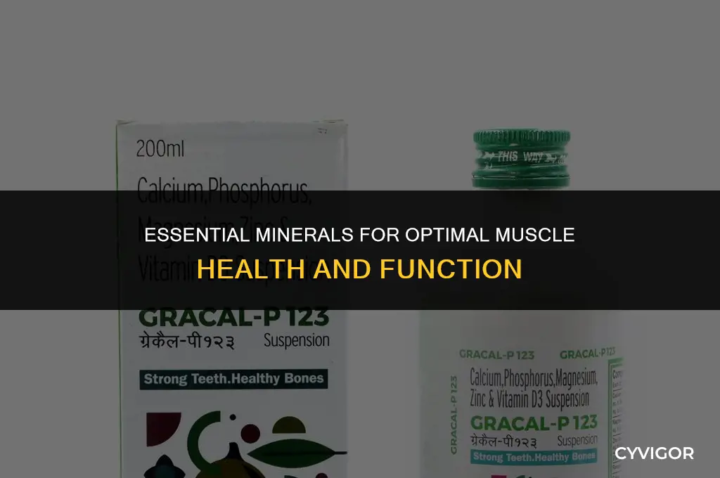 what minerals are good for muscles