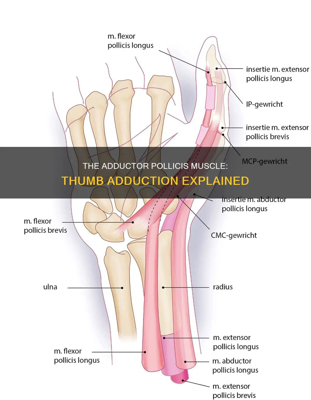 what muscle adducts the thumb