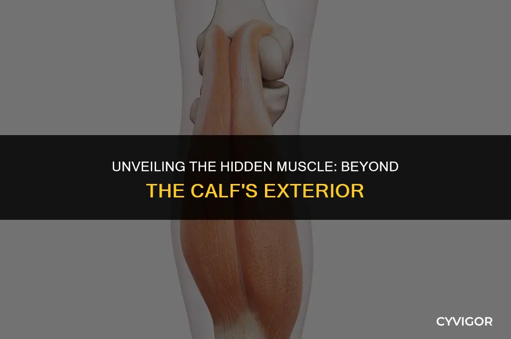 what muscle controls damn outside of your calf