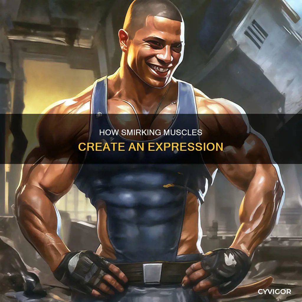 what muscle creates a smirk