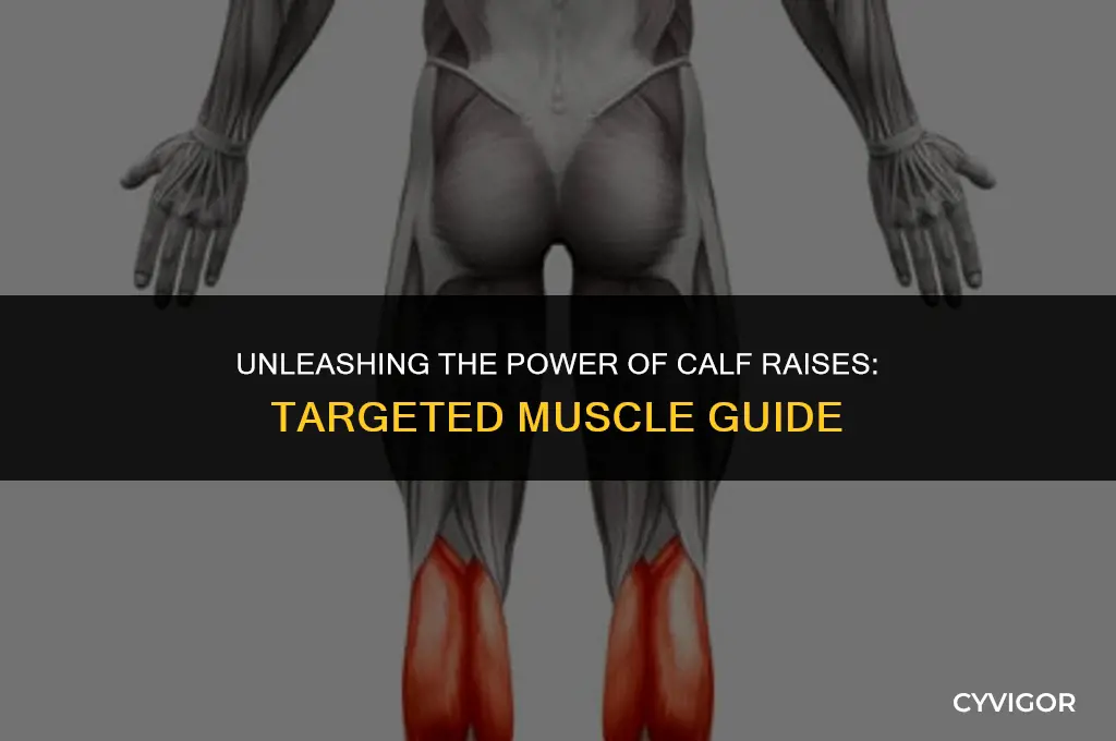 what muscle does calf raises target