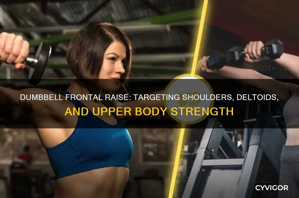 what muscle does dumbell frontal raise work