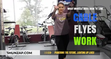 High to Low Cable Flyes: Targeting Upper Chest Muscles Effectively
