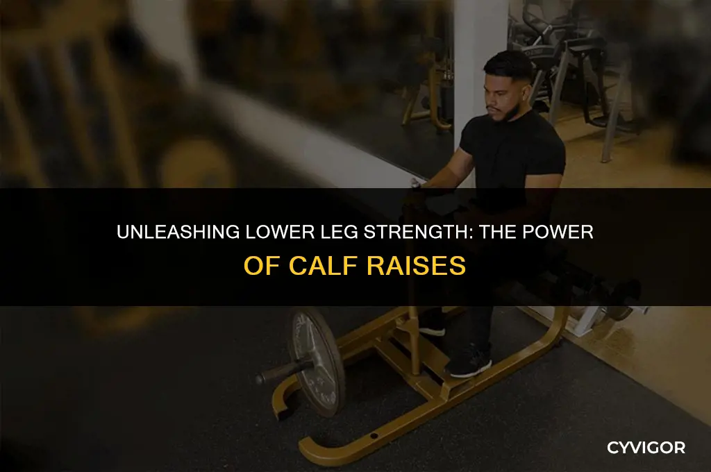 what muscle does the calf raise strengthen