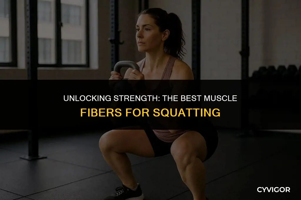 what muscle fibers good for squatting