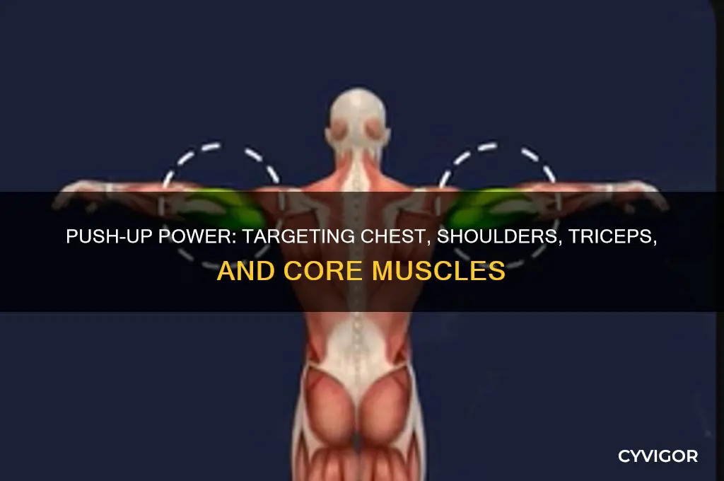 what muscle group does a push up work
