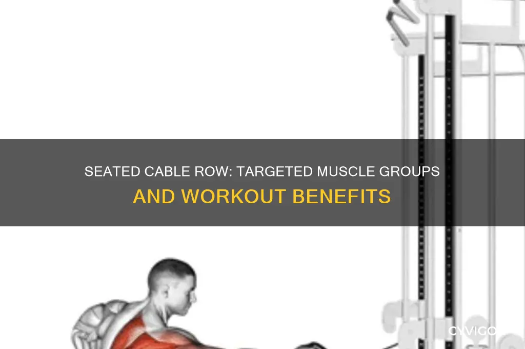 what muscle group does seated cable rowwork