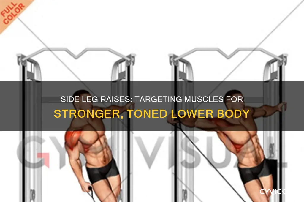 what muscle group does side leg raises work
