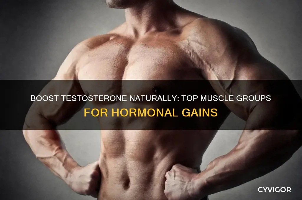 what muscle group increases testosterone the most