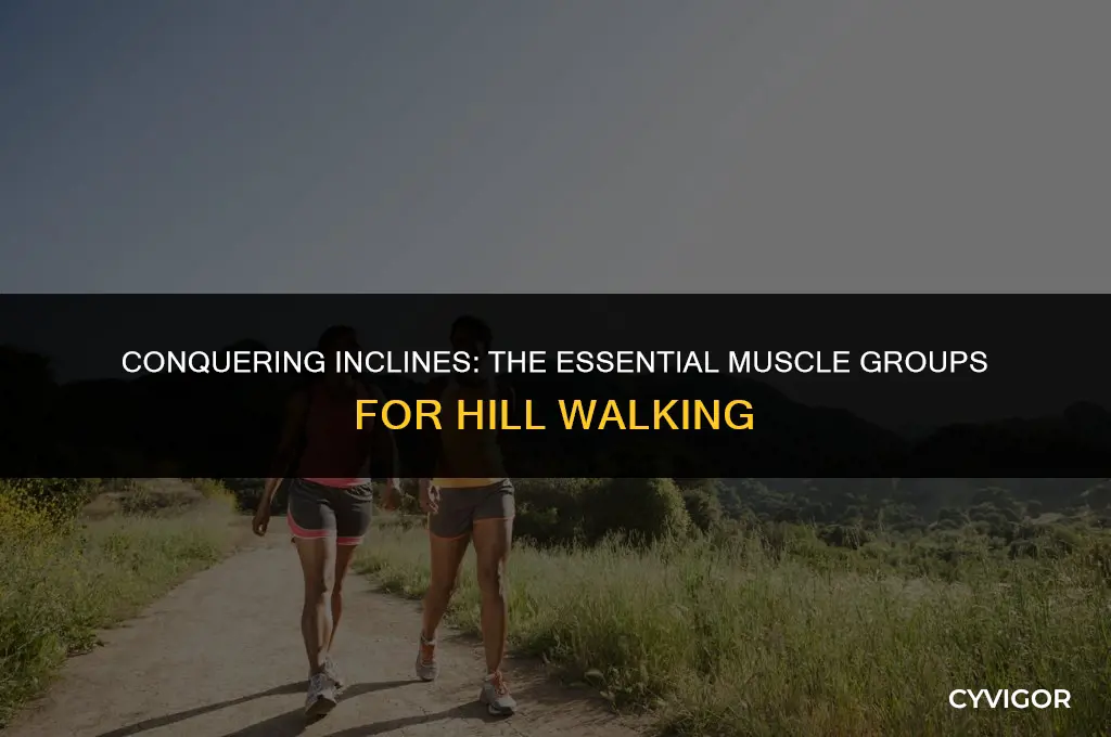 what muscle group is good for walking up a hill