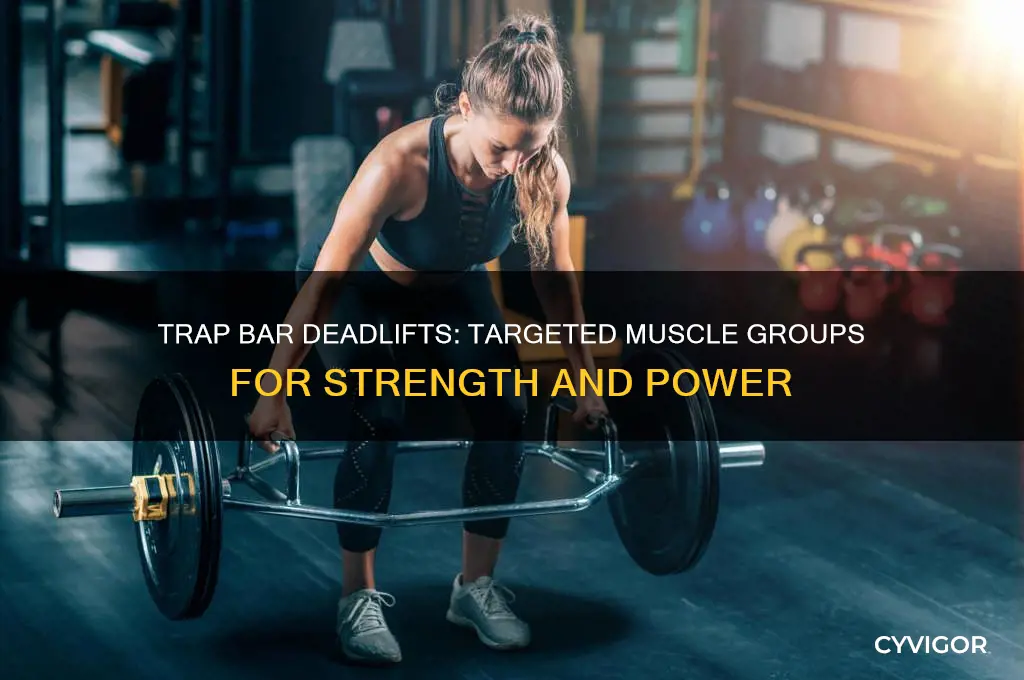 what muscle groups do trap bar deadlifts hit
