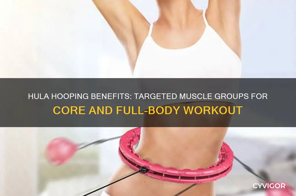 what muscle groups does hula hooping work