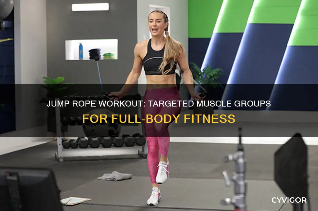 what muscle groups does jumping rope target