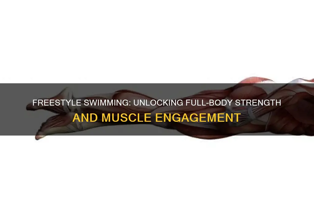 what muscle groups does swimming freestyle engage