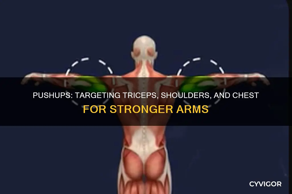 what muscle groups in the arm do pushups train