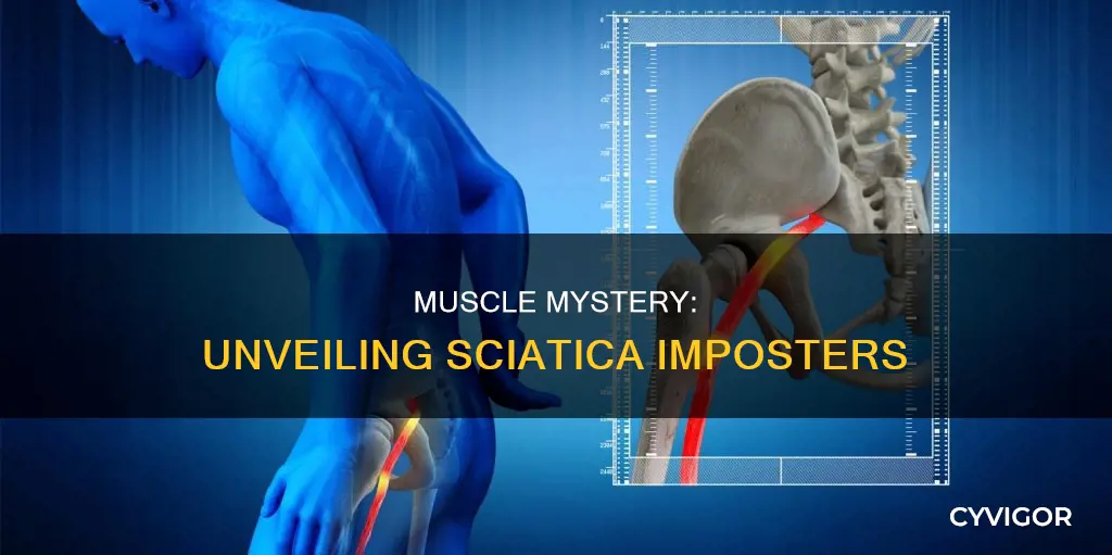 what muscle injury mimics sciatika