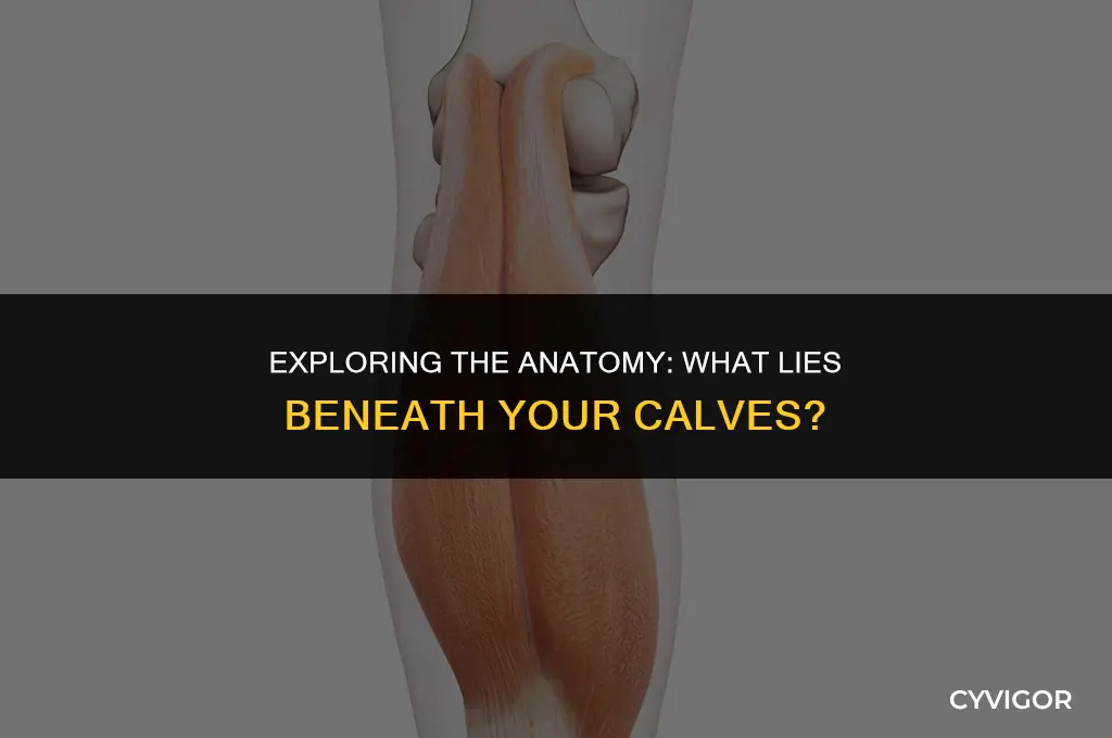 what muscle is below calf