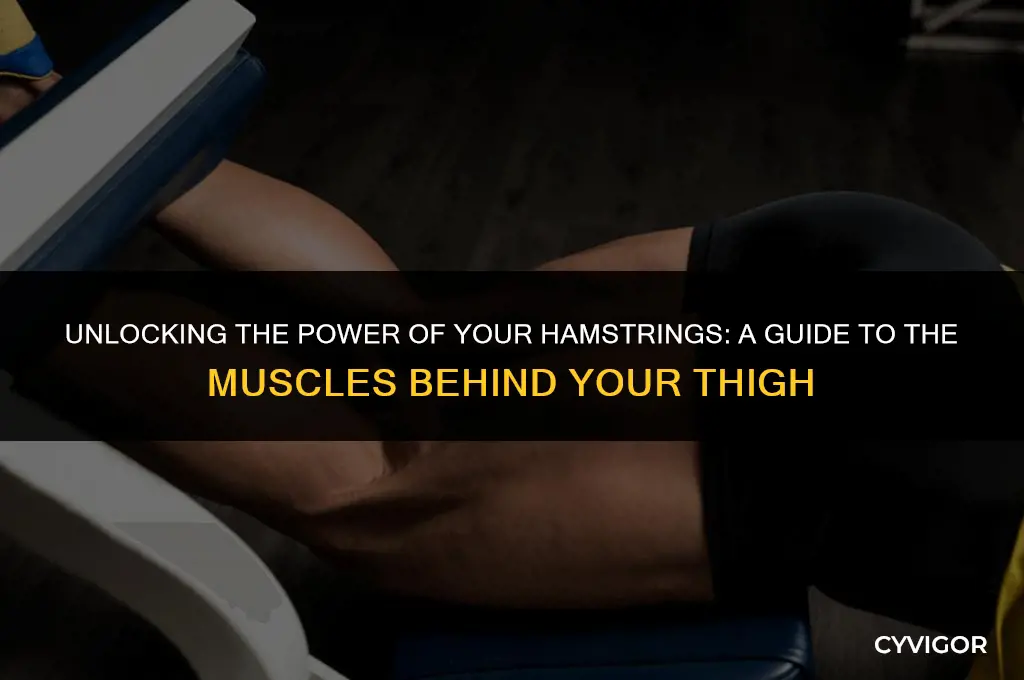 what muscle is on the back of your thigh