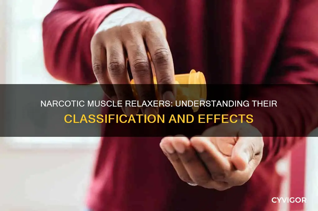 what muscle relaxer is a narcotic