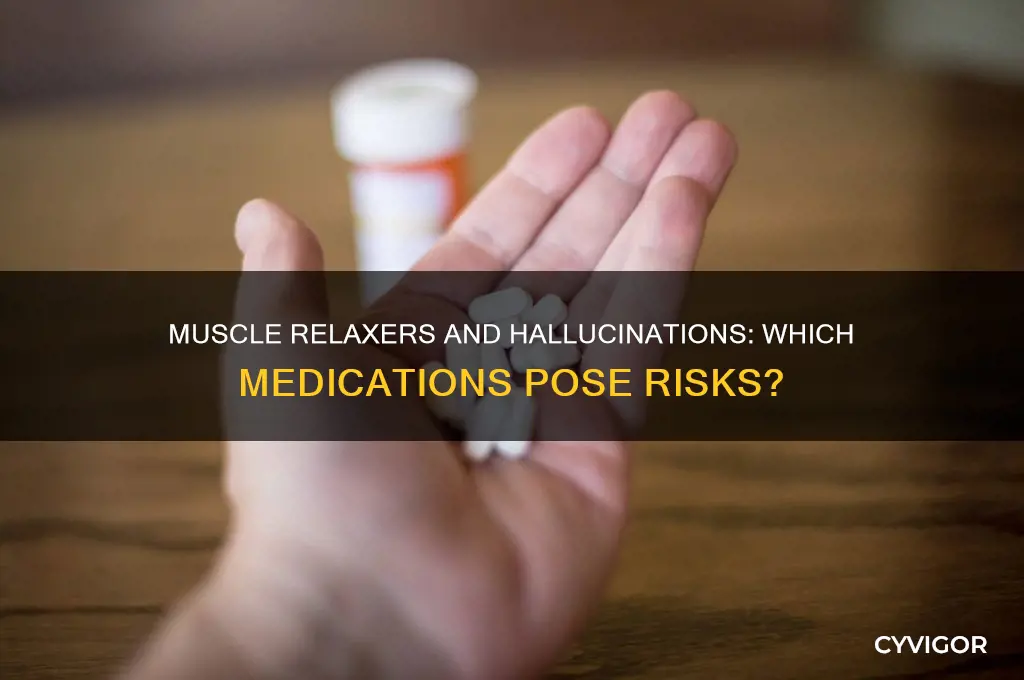 what muscle relaxer wot cause holusinations