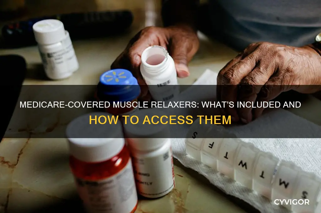 what muscle relaxers are covered by medicare