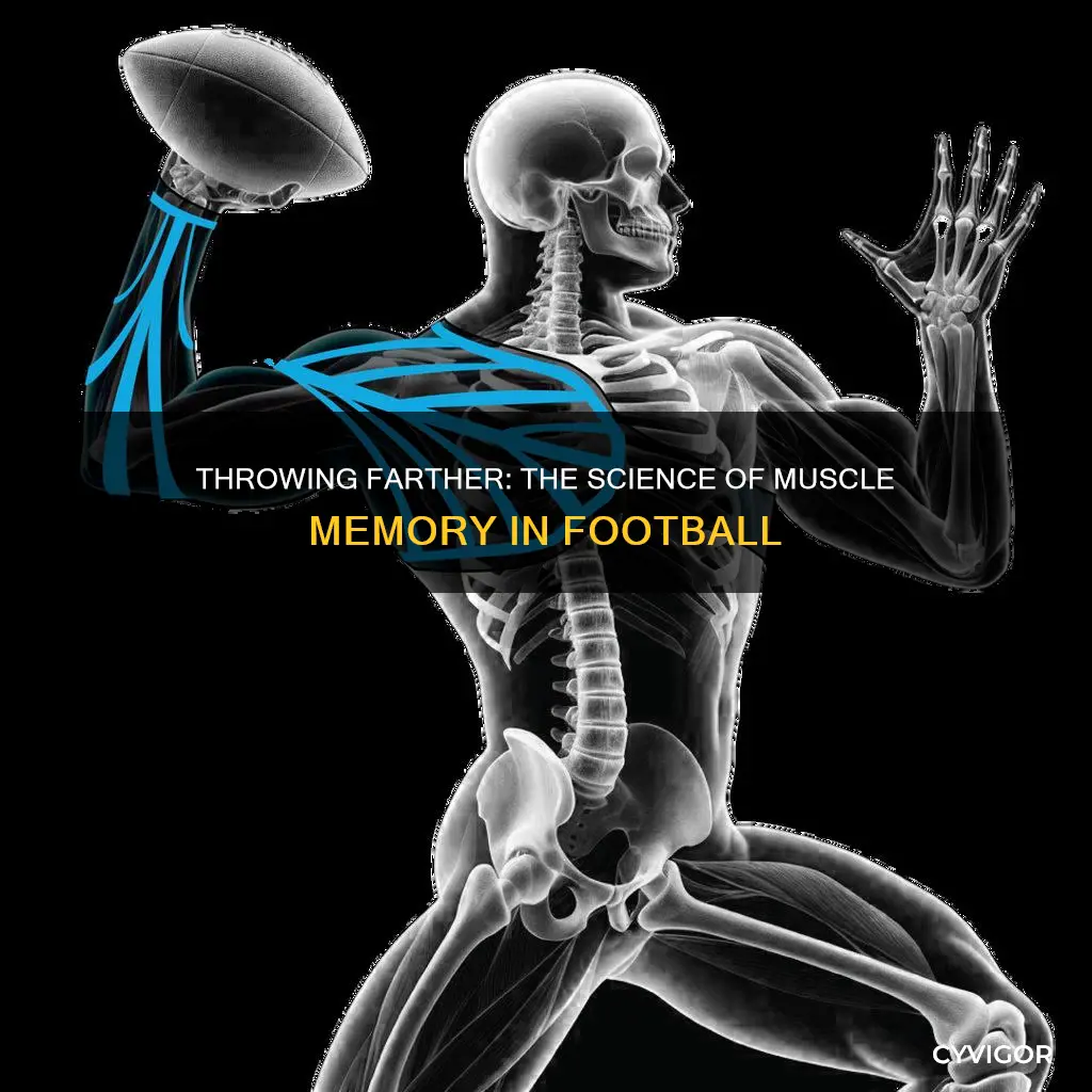 what muscle throw football farther