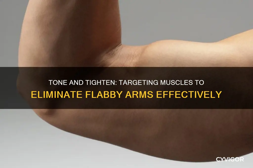 what muscle to work to get rid of flab arms