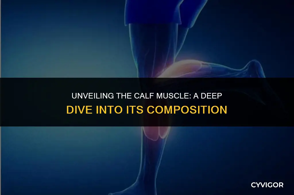 what muscle type is calf made of