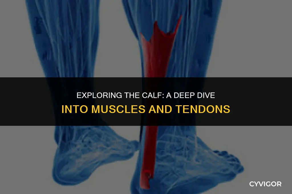 what muscles and tendons are in the calf