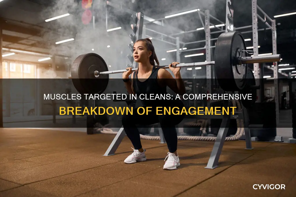 what muscles are worked in cleans