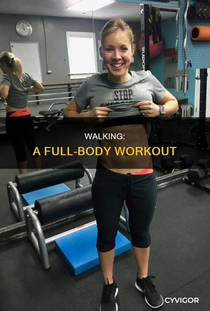 what muscles benefit from walking