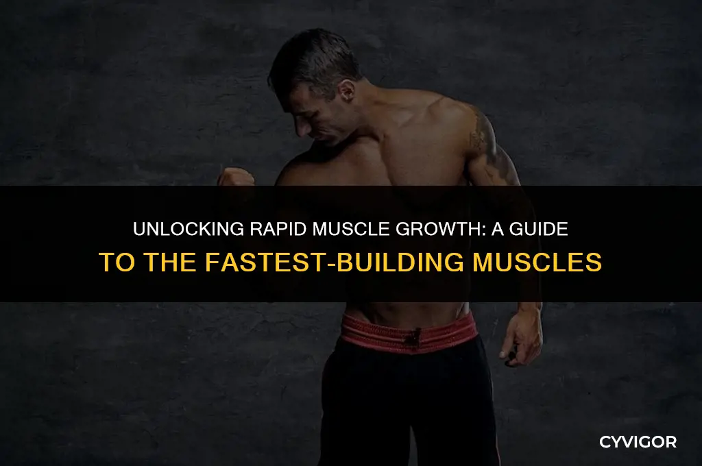 what muscles build the fastest