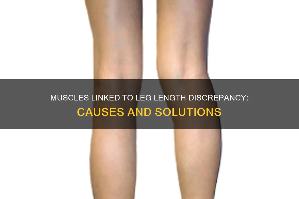 what muscles cause leg length discrepancy