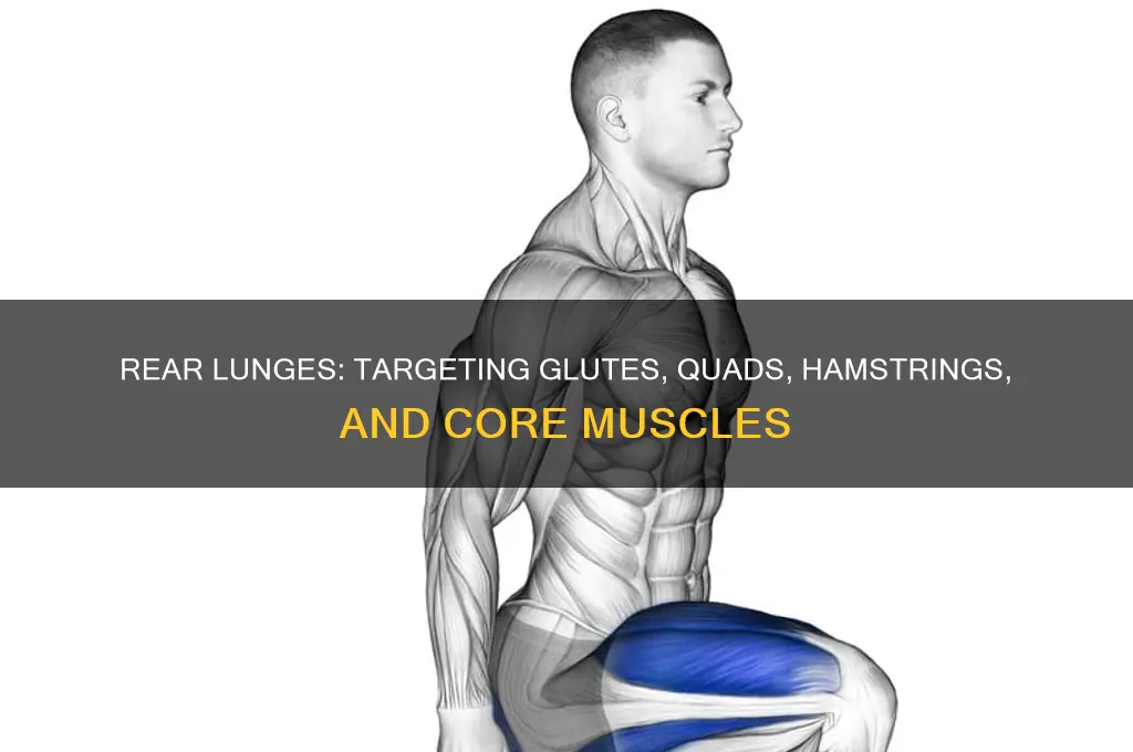 what muscles do a rear lunge work