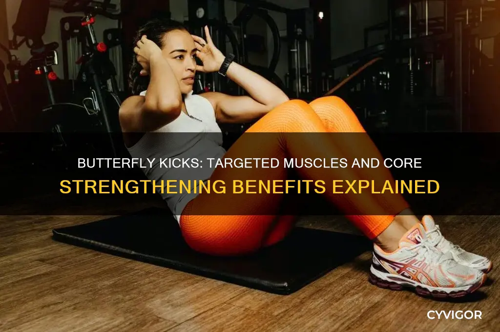 what muscles do butterfly kicks work