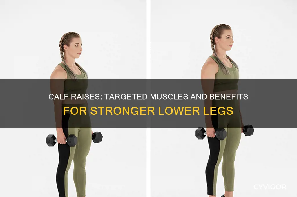 what muscles do calk raises work