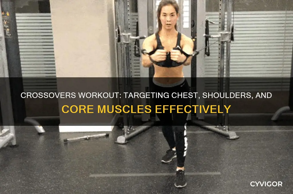 what muscles do crossovers work
